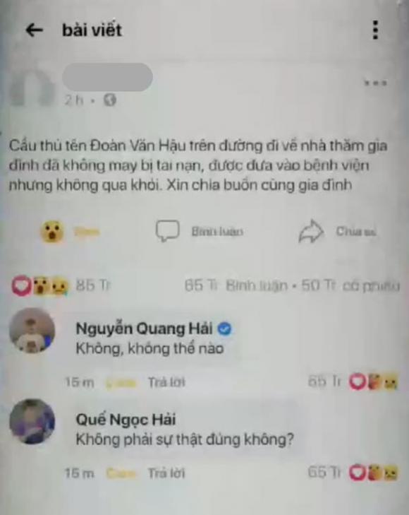 cầu thủ Đoàn Văn Hậu, Quang Hải, fan Quang Hải