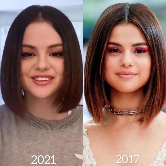 selena gomez, xuống tóc, justin bieber, sao hollywood 