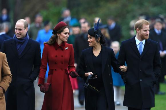Meghan và chị dâu Kate, hoàng gia Anh,  vợ chồng hoàng tử Harry