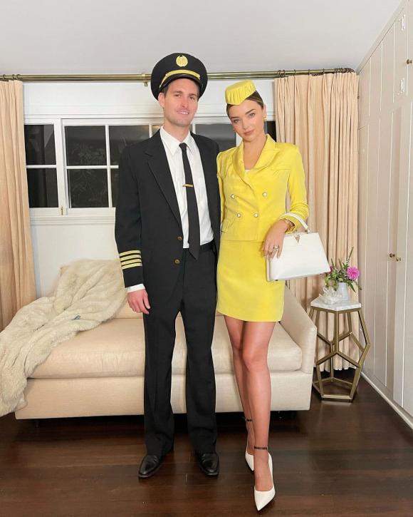 miranda kerr, evan spiegel, chồng tỷ phú, halloween, sao 