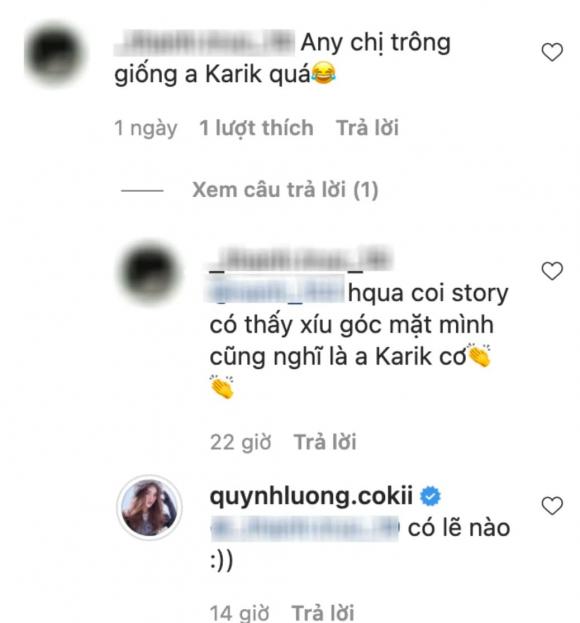 rapper Karik, hotgirl Quỳnh Lương, sao Việt