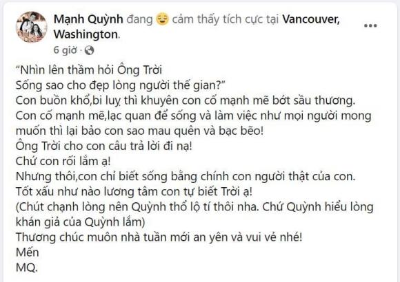 Mạnh Quỳnh, Phi Nhung, Nam ca sĩ, Sao Việt