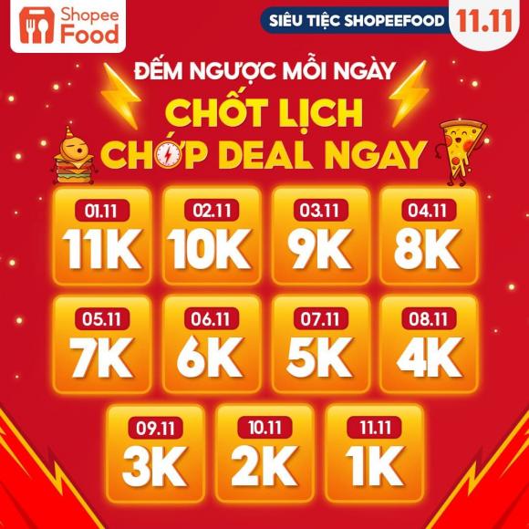 ShopeeFood, săn deal ăn uống, deal giá rẻ, deal shopee