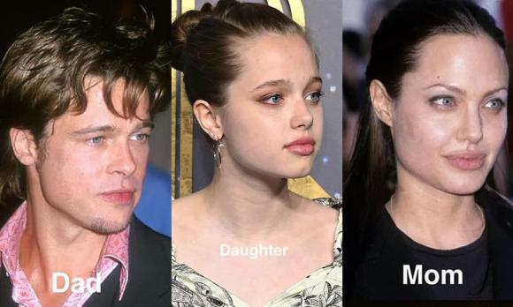 Brad Pitt, Angelina Jolie, Shiloh Jolie-Pitt 