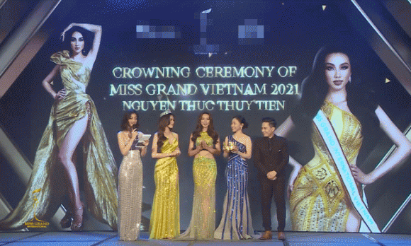 Thùy Tiên diện váy nóng bỏng, nhận vương miện trước giờ lên đường tham dự Miss Grand 2021