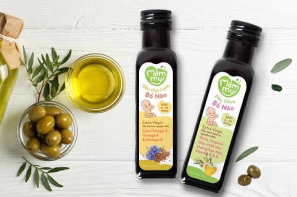 Dầu ăn dặm bổ não, sức khỏe trẻ em, dầu ăn dặm bổ não Mămmy