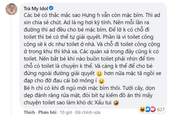 Trà My idol, con trai của Trà My idol, sao Việt