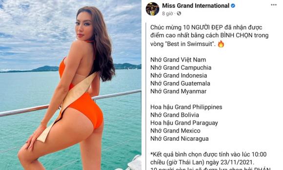 Thùy Tiên, Thùy Tiên tại Miss Grand 2021, Miss Grand 2021