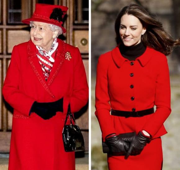 Kate Middleton, Nữ hoàng Elizabeth, thời trang hoàng gia anh 