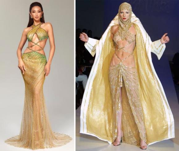 Trang phục Thùy Tiên mặc khi đăng quang Miss Grand International 2021 bị nghi ‘đạo nhái’, phía nhà thiết kế nói gì?
