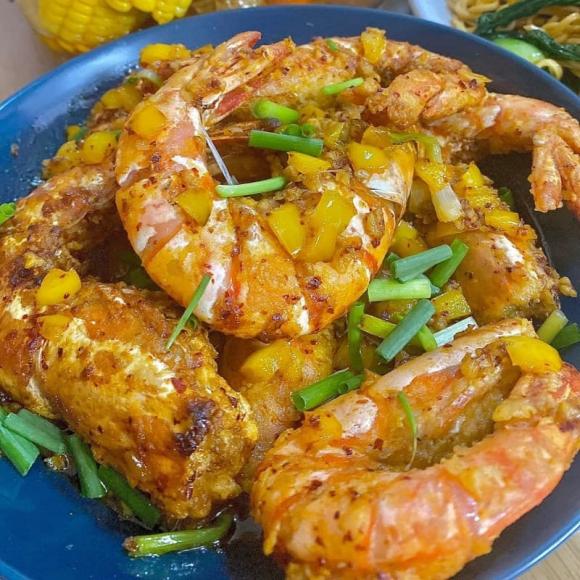  tôm chiên bơ tỏi , dạy nấu ăn, món ngon