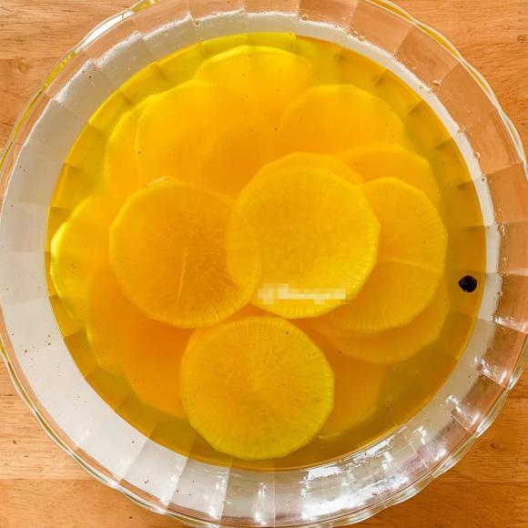 củ cải muối vàng, các món ngon từ củ cải, món ngon 