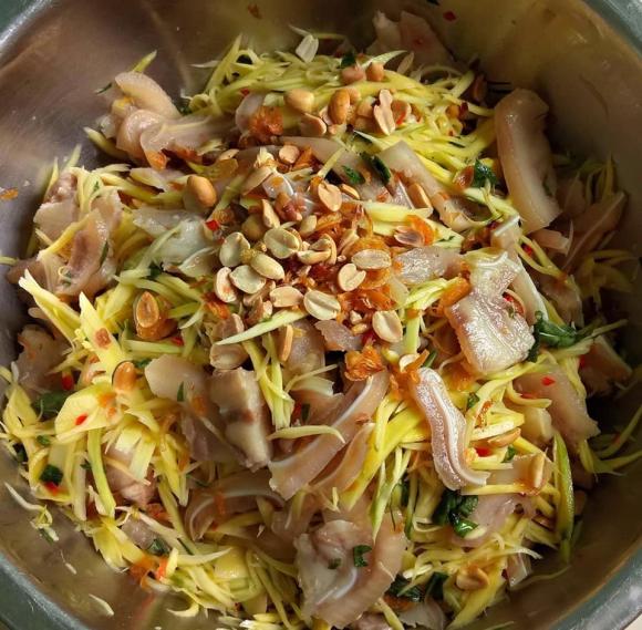 nộm tai lợn, cách làm nộm tai lợn, món ngon 