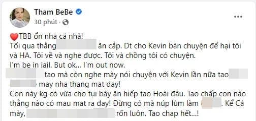 Thắm Bebe, Sao Việt, diễn viên Hoàng Anh, Nam diễn viên