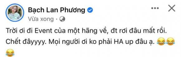 diễn viên Huỳnh Anh, MC Bạch Lan Phương, sao Việt