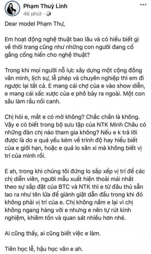 bà trùm chân dài hạ vy, người mẫu Phạm Thùy Linh, người mẫu Phạm Thư, sao Việt