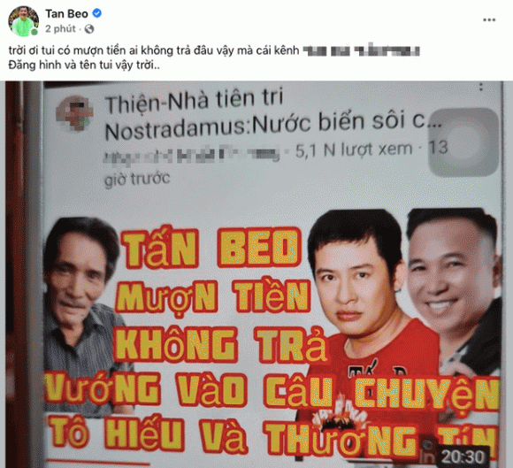 Danh hài Tấn Beo, diễn viên Thương Tín, sao Việt