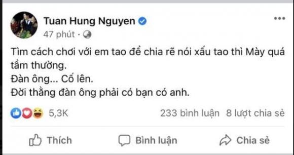ca sĩ Tuấn Hưng, sao Việt