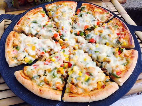 pizza, cách làm pizza, món ngon 