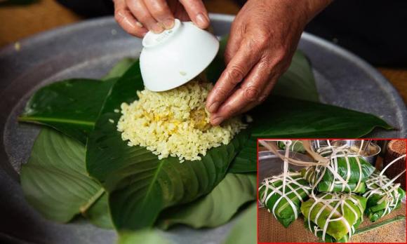 cháo bánh chưng, nấu cháo từ bánh chưng, món ăn ngon, bí quyết nấu ăn