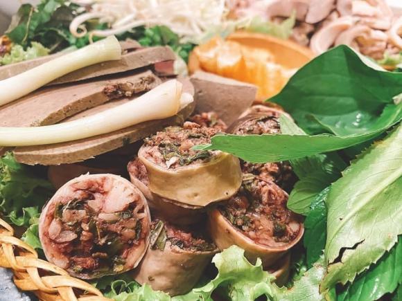 cách đúc dồi lợn, dồi lợn, lòng lợn, món ngon 