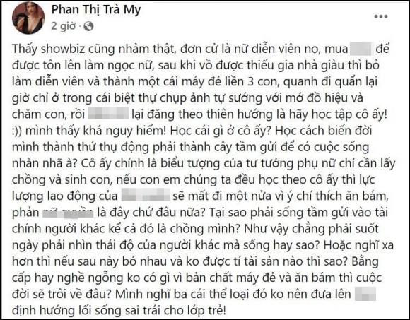 diễn viên Trà My, diễn viên Tăng Thanh Hà, sao Việt