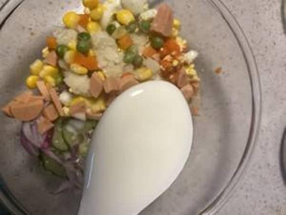 salad khoai tây nghiền trứng, món salad ngon, món ngon mỗi ngày 