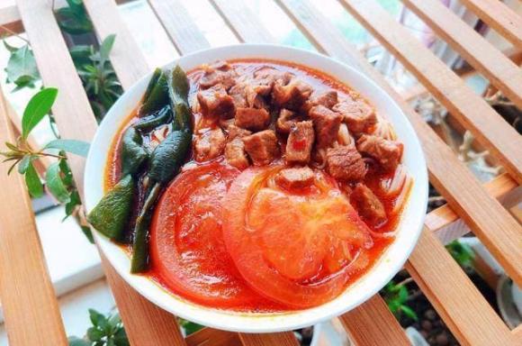 ẩm thực gia đình, món ngon mỗi ngày, mì bò kho tại nhà