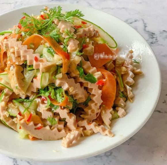 giò thừa, nộm giò, món ngon 