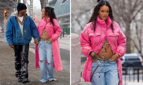 Rihanna, thời trang sao, sao âu mỹ