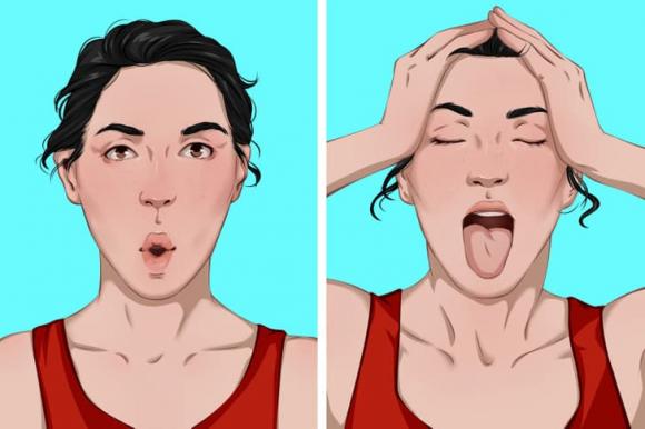 chăm sóc cơ mặt, cách làm mặt thon gọn, làm đẹp 