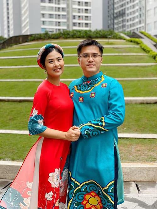 Hoa hậu Ngọc Hân và hôn phu Phạm Phú Đạt đã tổ chức lễ dạm ngõ vào năm 2019