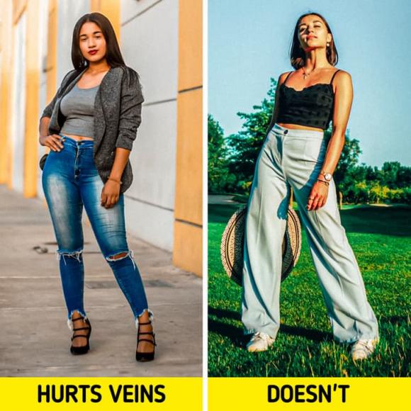 Quần jean, thời trang, mẹo vặt, Quần jean có hại cho sức khỏe