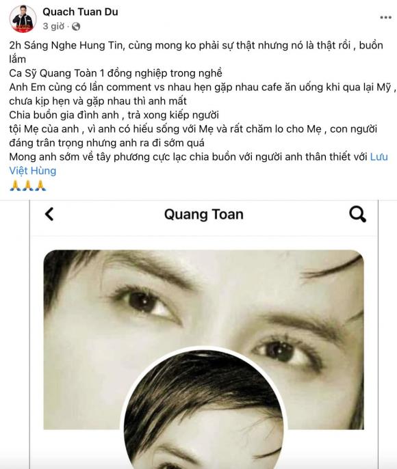 ca sĩ Quang Toàn, sao Việt