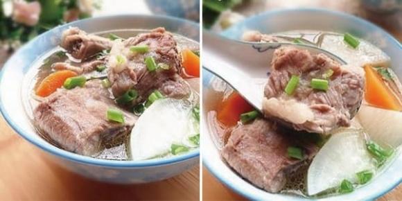 canh sườn, dạy nấu ăn, mẹo nấu ăn