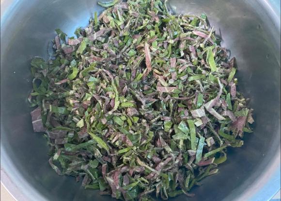 trứng gà lá mơ, cách làm trứng gà lá mơ, món ngon 