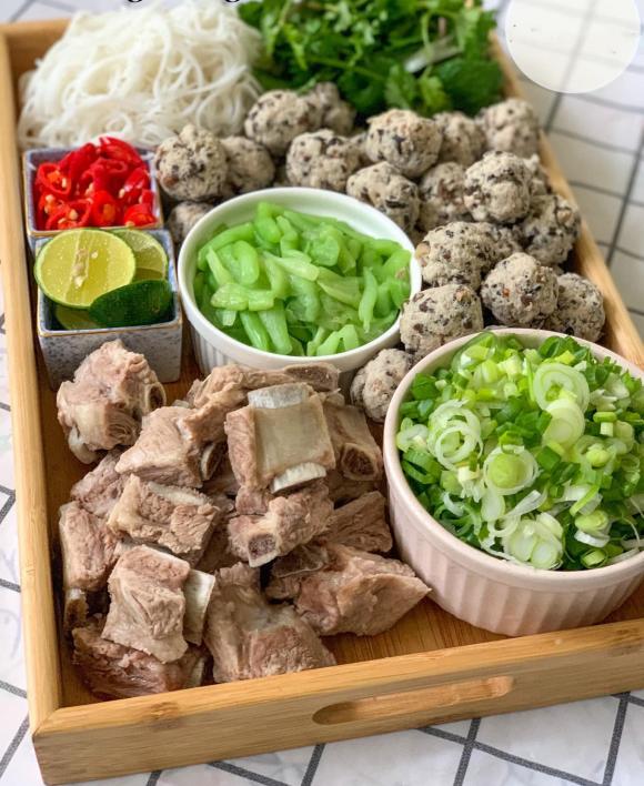 bún mọc, bún sườn, món ngon 