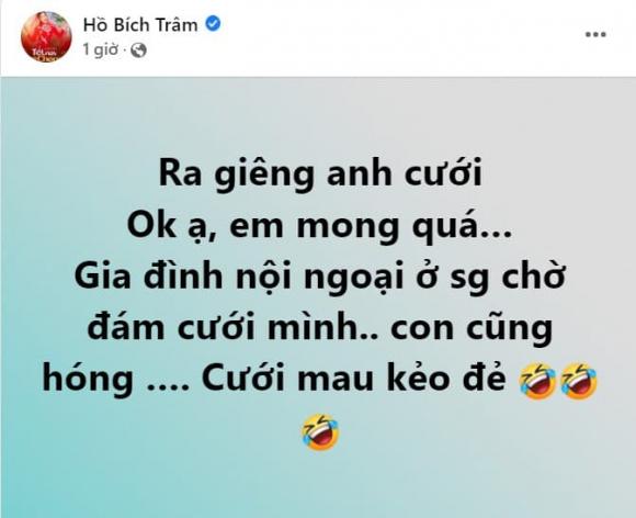 Hồ Bích Trâm, ông xã Hồ Bích Trâm, diễn viên Hồ Bích Trâm, sao việt