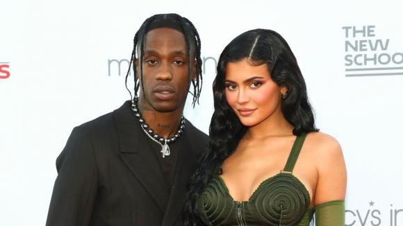 Kylie Jenner, rapper Travis Scott, Kim 