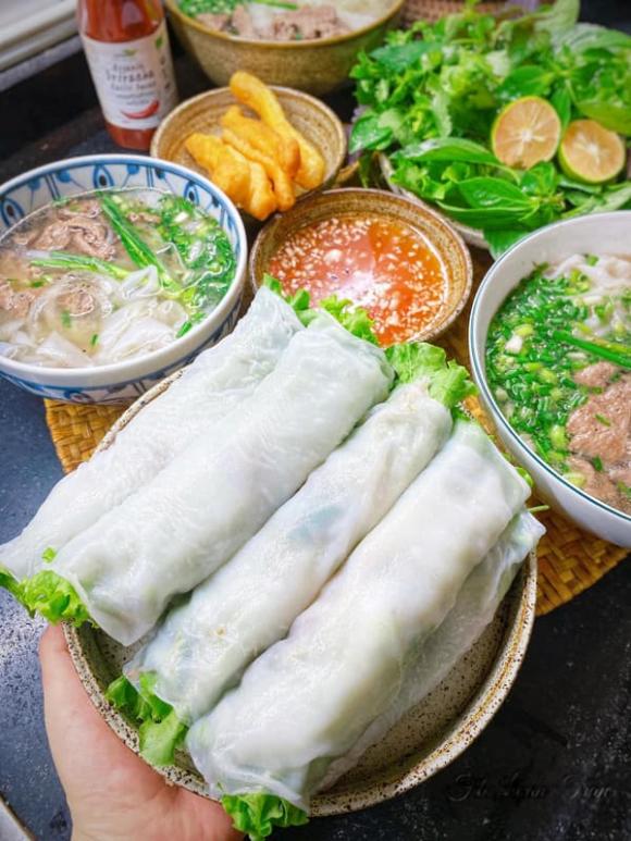 phở cuốn, cách làm phở cuốn, món ngon 