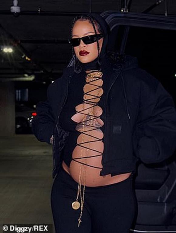 rihanna, asap rocky, rihanna mang thai