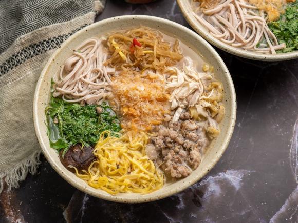bún thang, cách nấu bún thang, món ngon 