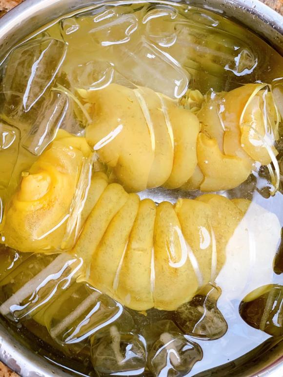 gân bò, gân bò ngâm rau tiến vua, rau tiến vua
