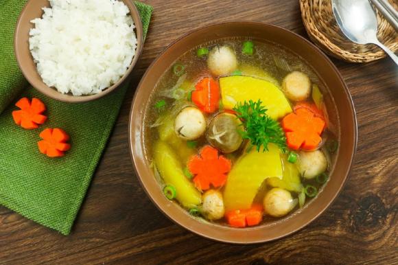 canh đu đủ, canh đu đủ, món ngon 