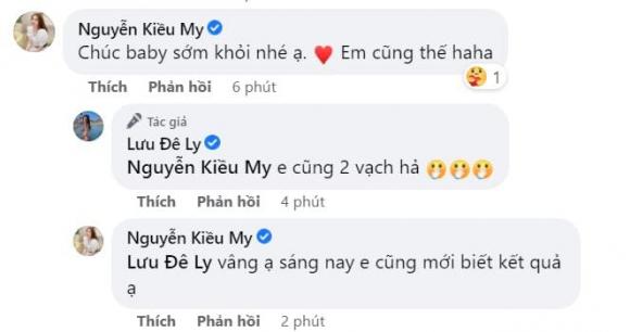 diễn viên Lưu Đê Ly , diễn viên Kiều My, Covid-19
