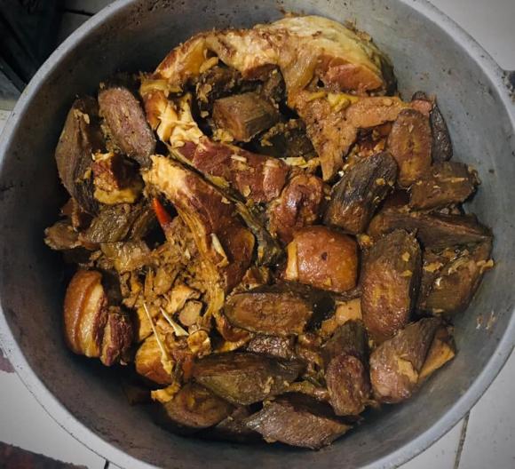 cá kho chuối, cách làm cá kho chuối, món ngon 