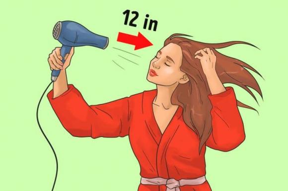 máy sấy tóc, sai lầm khi dùng máy sấy tóc, máy sấy 