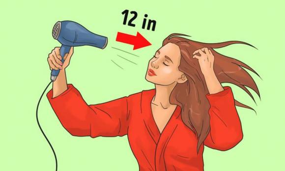 sấy tóc, tóc đẹp, cách sấy tóc