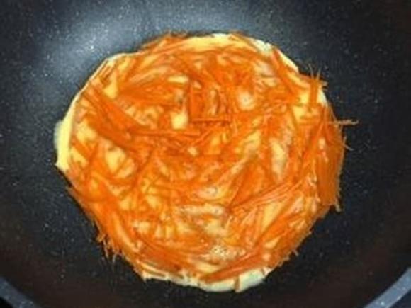 trứng tráng cà rốt, món ngon mỗi ngày, món ngon với trứng