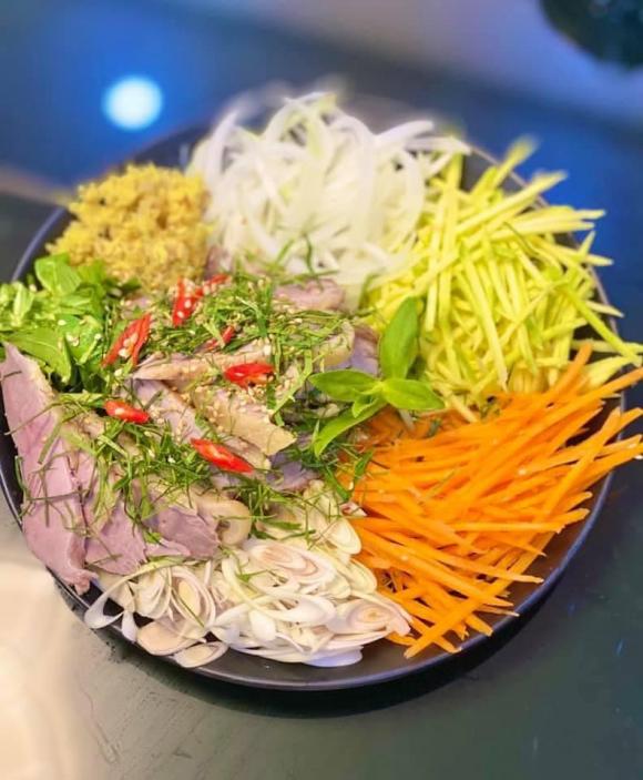 nộm ngan, cách làm nộm ngan, món ngon 
